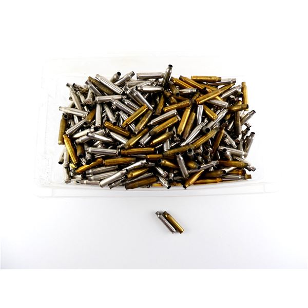 NON-PRIMED ASSORTED .223 REM BRASS AND NICKEL CASES LOT