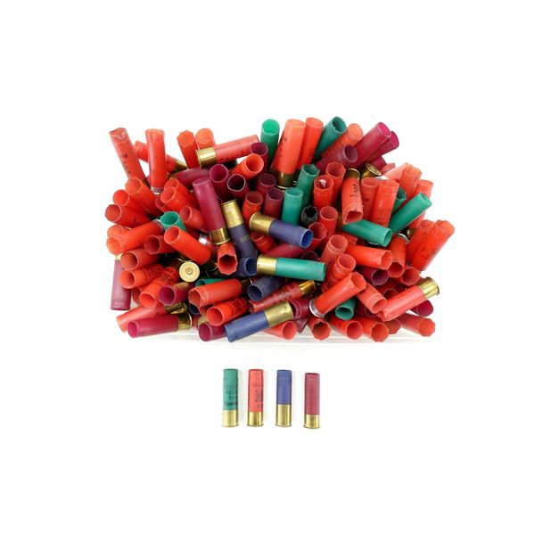NON-PRIMED ASSORTED 12 GAUGE 2 3/4" SHOT SHELL HULLS LOT