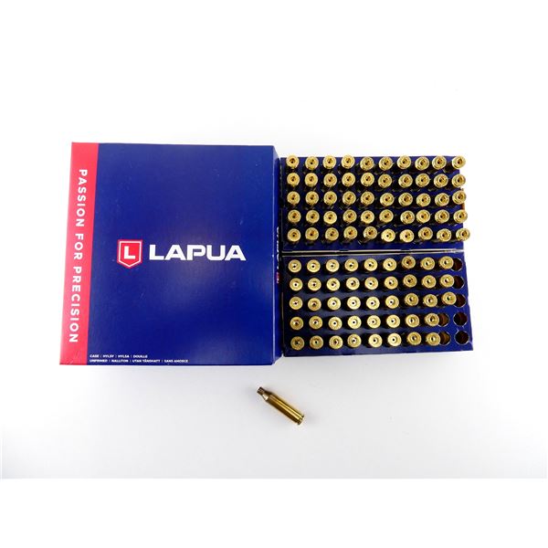 NON-PRIMED NEW AND USED LAPUA .243 WIN BRASS CASES LOT