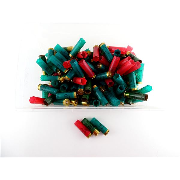 NON-PRIMED ASSORTED 12 GAUGE 2 1/2" SHOT SHELL HULLS LOT