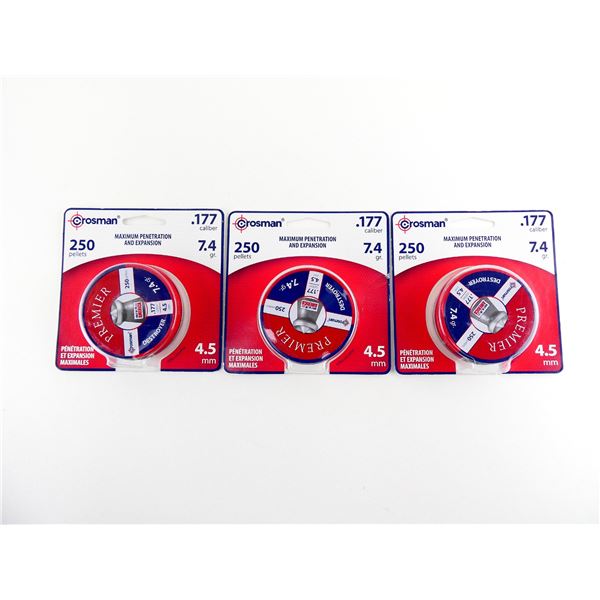ASSORTED CROSSMAN .177 CALIBER (4.5MM) PELLETS LOT