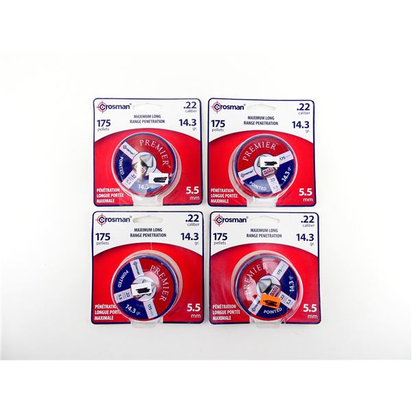 CROSMAN .22 CALIBER (5.5MM) PELLETS LOT