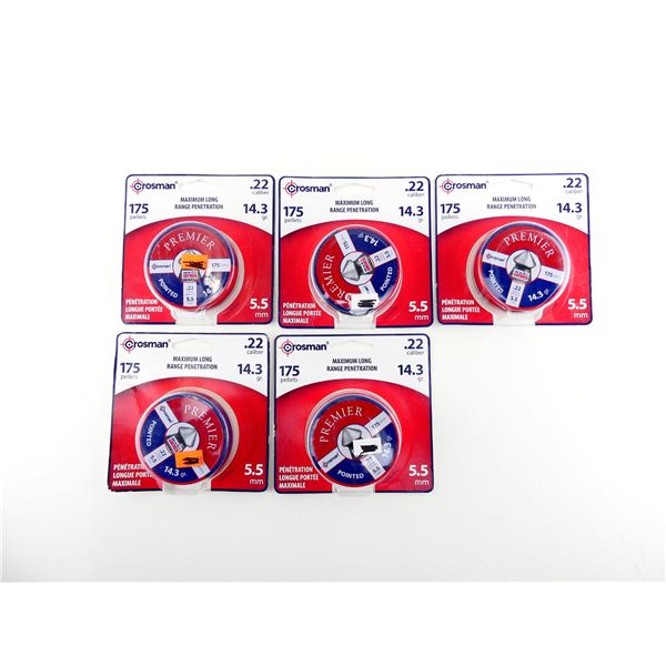 CROSMAN .22 CALIBER (5.5MM) PELLETS LOT