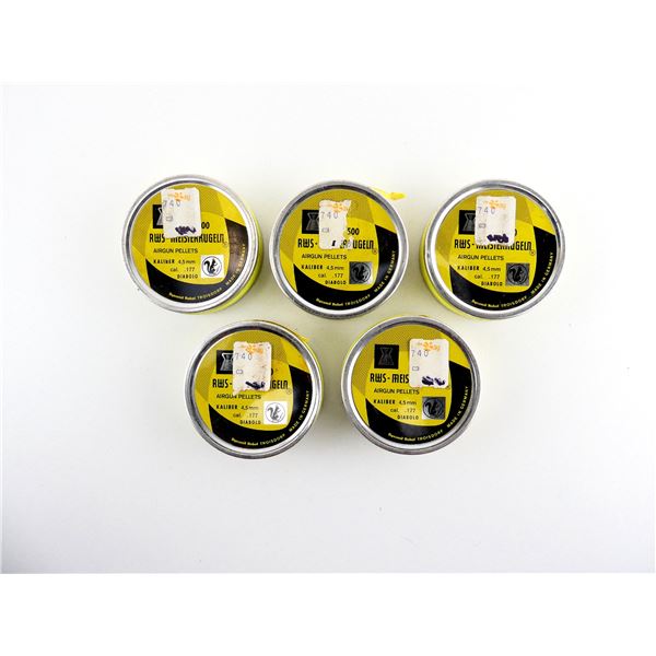 RWS .177 CALIBER (4.5MM) PELLETS LOT