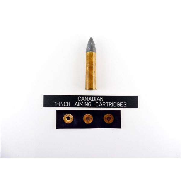 CANADIAN MILITARY 1" AIMING RIFLE DUMMY RND LOT