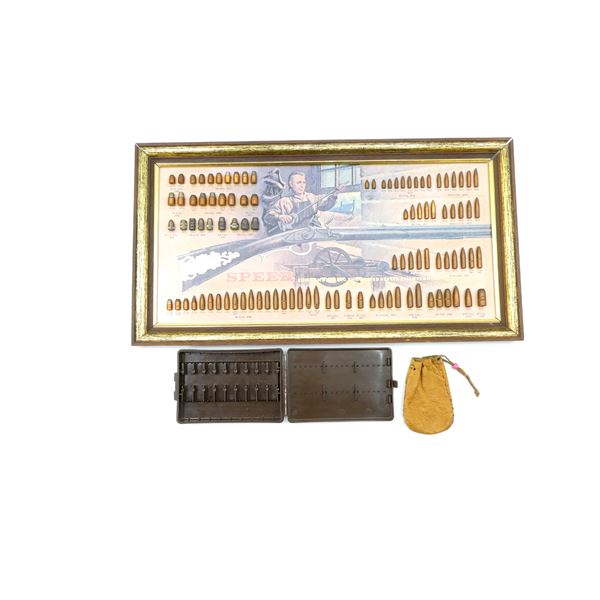 COLLECTIBLE SPEER BULLETS DISPLAY BORAD LOT