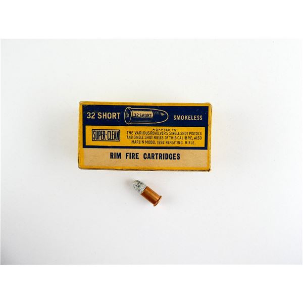 COLLECTIBLE CIL .32 SHORT RF AMMO LOT