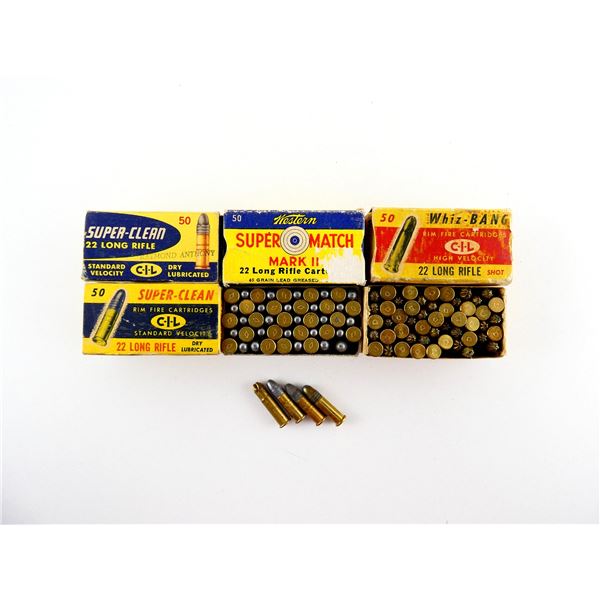 COLLECTIBLE ASSORTED .22 LR AMMO LOT