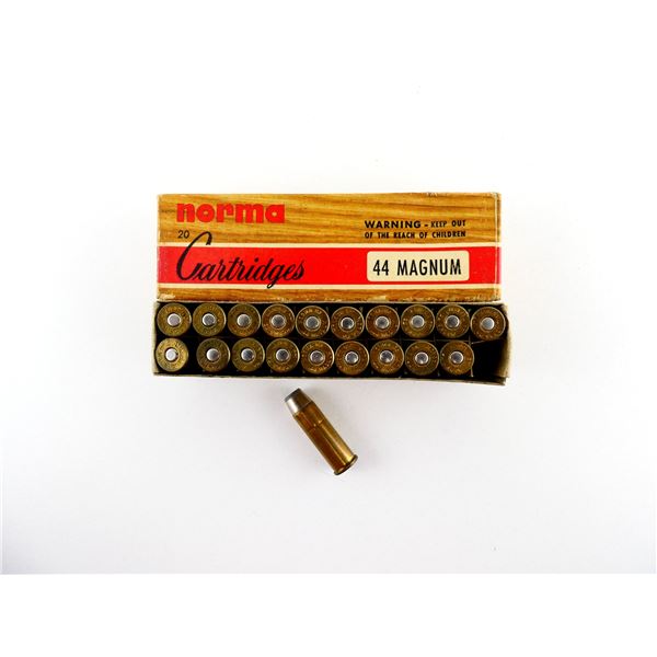 COLLECTIBLE NORMA .44 MAGNUM AMMO LOT