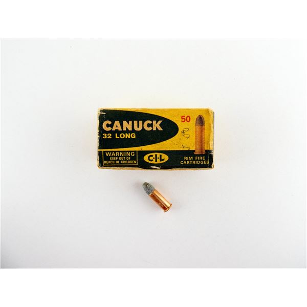 COLLECTIBLE DOMINION .32 LONG RF AMMO LOT