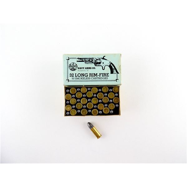 COLLECTIBLE NAVY ARMS .32 LONG RF AMMO LOT