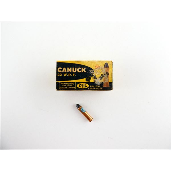 COLLECTIBLE CIL .22 W.R.F. AMMO LOT