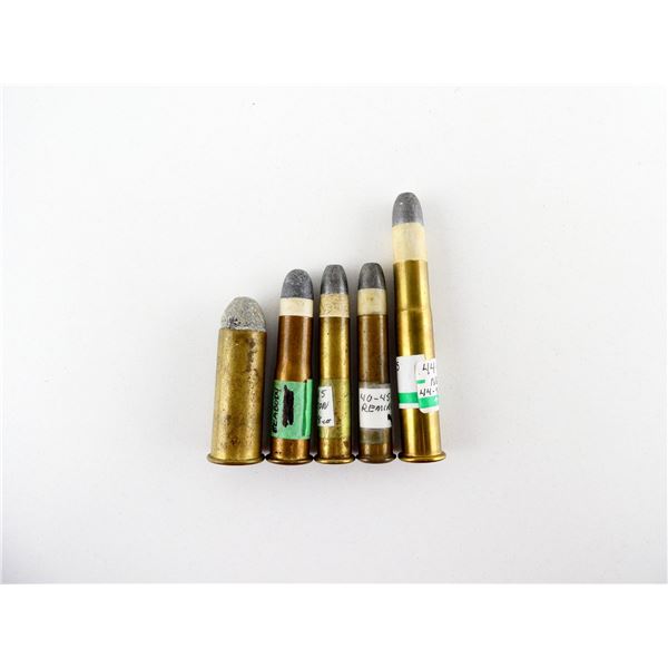 COLLECTIBLE ASSORTED BLACK POWDER AMMO LOT
