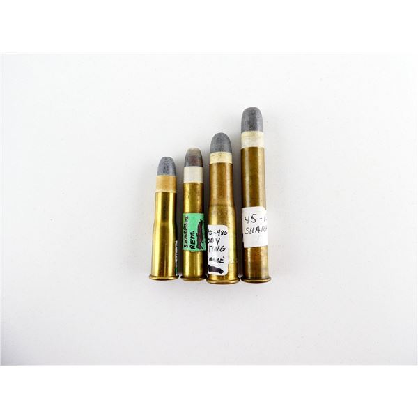 COLLECTIBLE ASSORTED BLACK POWDER AMMO LOT