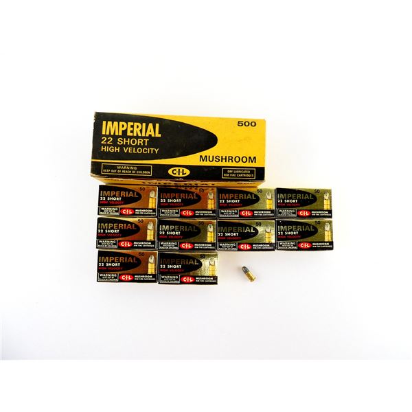 COLLECTIBLE IMPERIAL .22 SHORT HIGH VELOCITY AMMO LOT