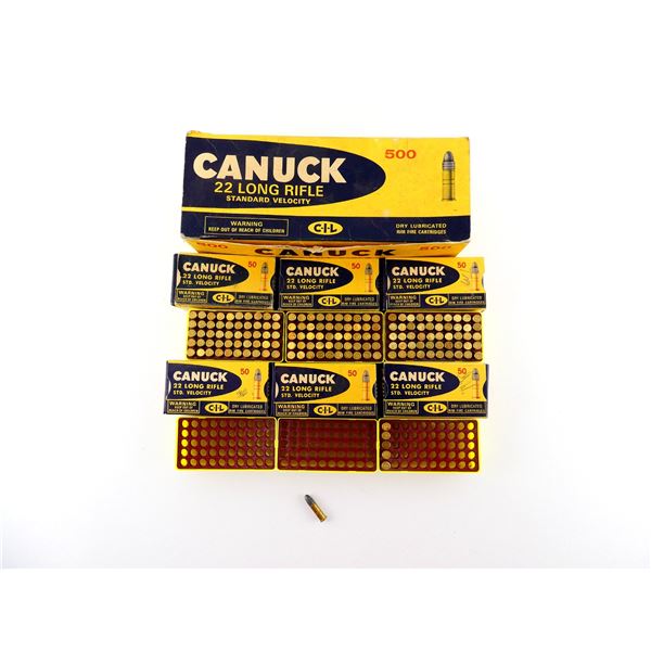 COLLECTIBLE CIL CANUCK .22 LR AMMO LOT