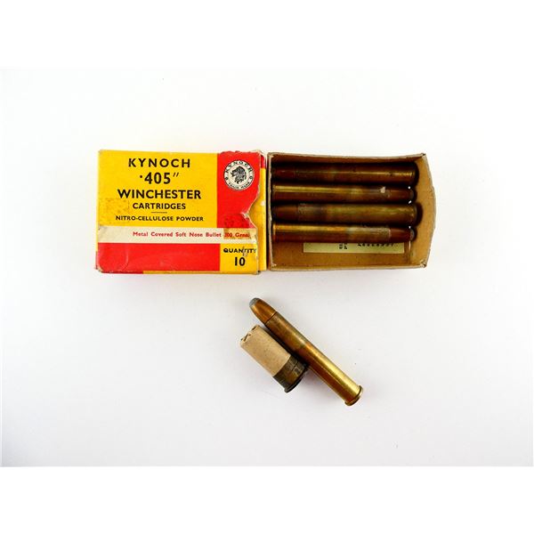 COLLECTIBLE KYNOCH .405 WIN AND .577 SNIDER BLANK AMMO LOT