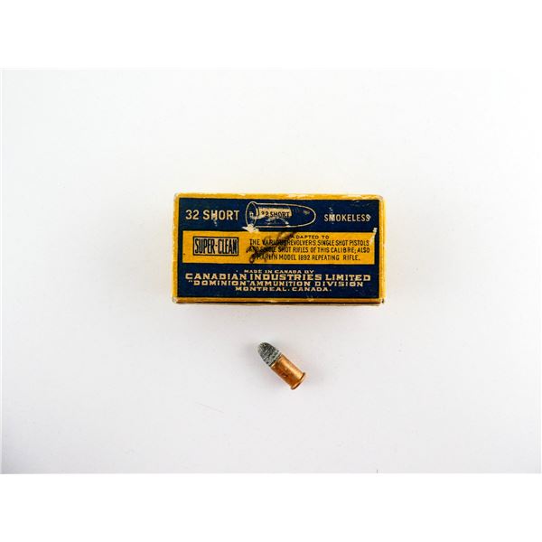 COLLECTIBLE CIL .32 SHORT RF AMMO LOT