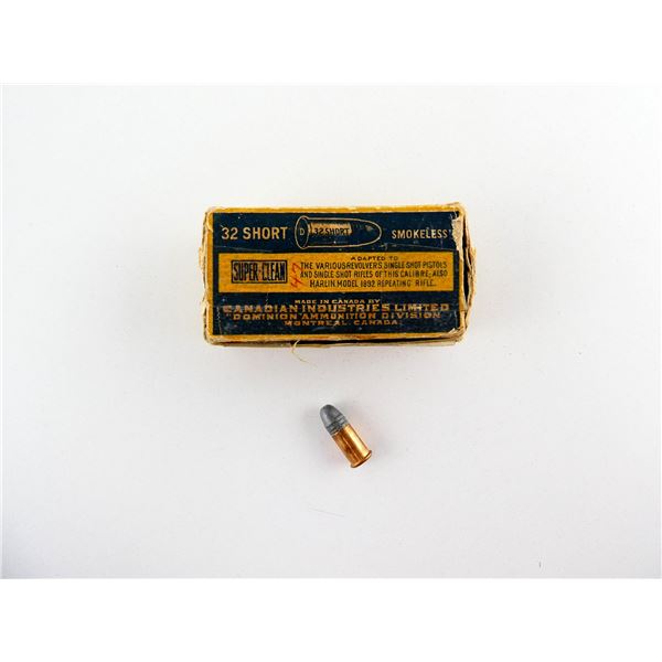 COLLECTIBLE CIL .32 SHORT RF AMMO LOT