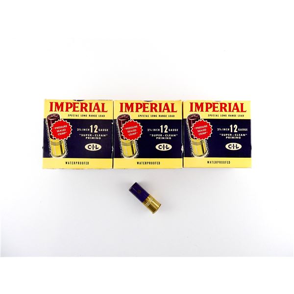 COLLECTIBLE IMPERIAL 12 GAUGE 2 3/4' SHOT SHELL AMMO LOT