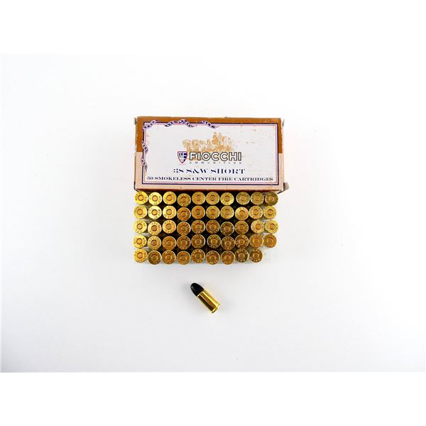 COLLECTIBLE FIOCCHI .38 SMITH & WESSON SHORT AMMO LOT