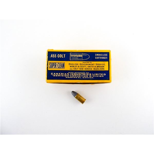 COLLECTIBLE DOMINION .455 COLT AMMO LOT