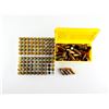 Image 1 : RELOADED ASSORTED 9MM LUGER AMMO AND NON-PRIMED BRASS CASES LOT