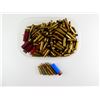 Image 1 : RELOADED ASSORTED AMMO AND NON-PRIMED BRASS CASES LOT