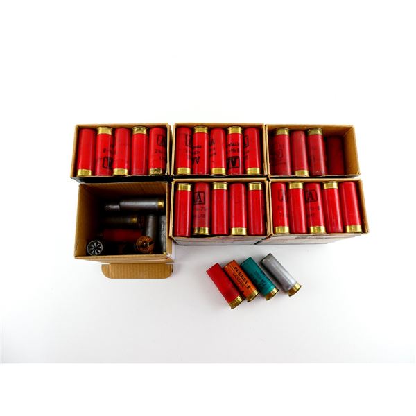 RELOADED ASSORTED 12 GAUGE2 3/4" SHOT SHELL AMMO LOT