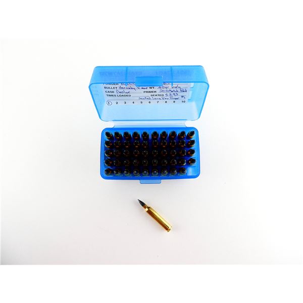 RELOADED ASSORTED .204 RUGER AMMO LOT