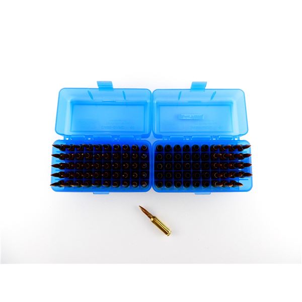 RELOADED ASSORTED 6.5 CREEDMOOR AMMO AND NON-PRIMED BRASS CASES LOT