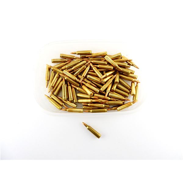 RELOADED ASSORTED .22-250 REM AMMO LOT