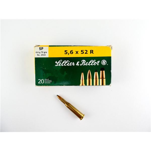 SELLIER & BELLOT 5.6X52R AMMO LOT