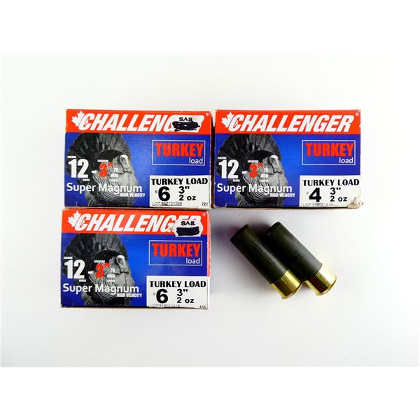 ASSORTED CHALLENGER 3" SUPER MAGNUM SHOT SHELL AMMO LOT