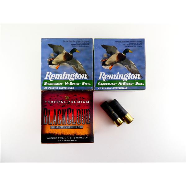 ASSORTED REMINGTON AND FEDERAL 3" SHOT SHELL AMMO LOT