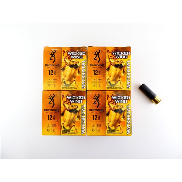 BROWNING 12 GAUGE 3" SHOT SHELL AMMO LOT