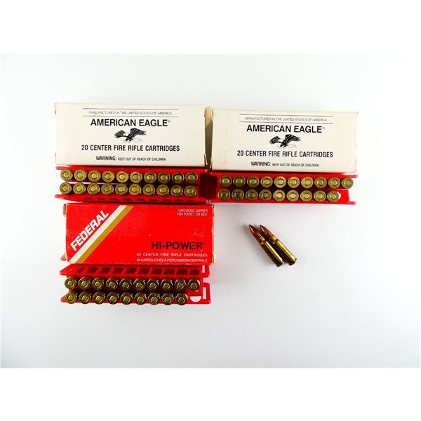 ASSORTED FEDERAL 7.62X39 SOVIET AMMO LOT