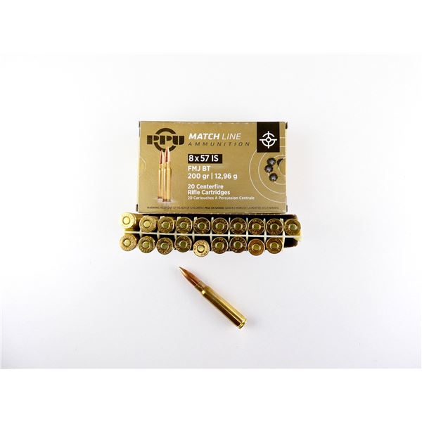PPU 8X57 IS AMMO LOT