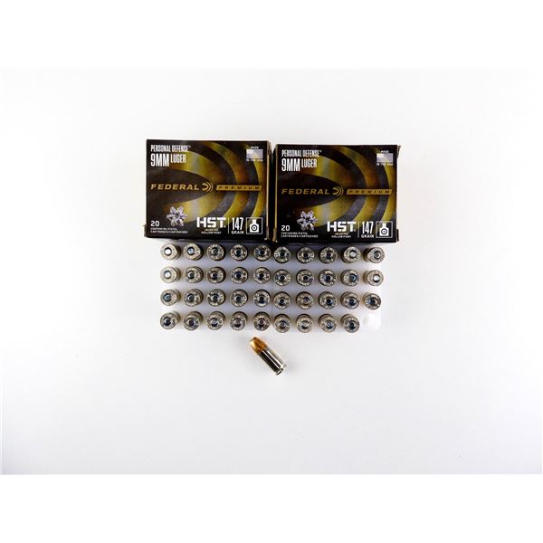 FEDERAL PREMIUM 9MM LUGER AMMO LOT
