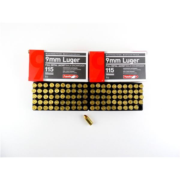 AGUILA 9MM LUGER AMMO LOT