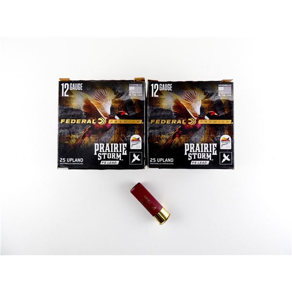 FEDERAL PREMIUM PRAIRIE STORM FS LEAD 12 GAUGE 3" SHOT SHELL AMMO LOT