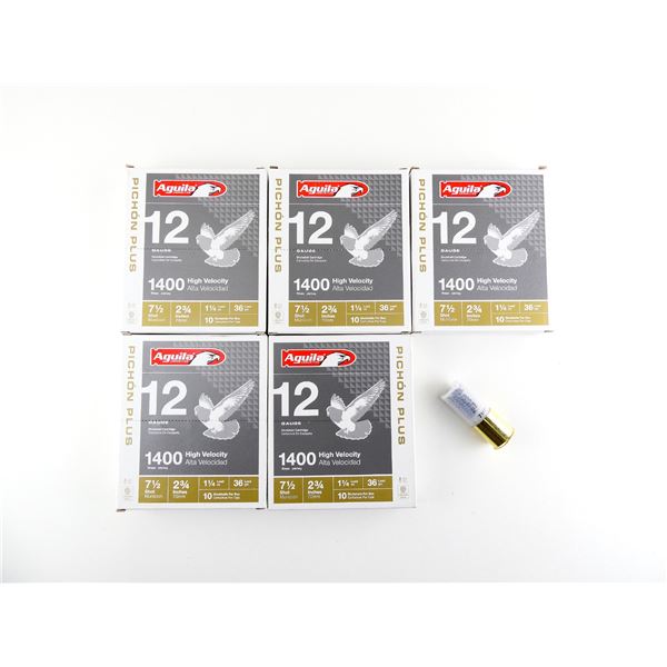 AGUILA 12 GAUGE 2 3/4" SHOT SHELL AMMO LOT