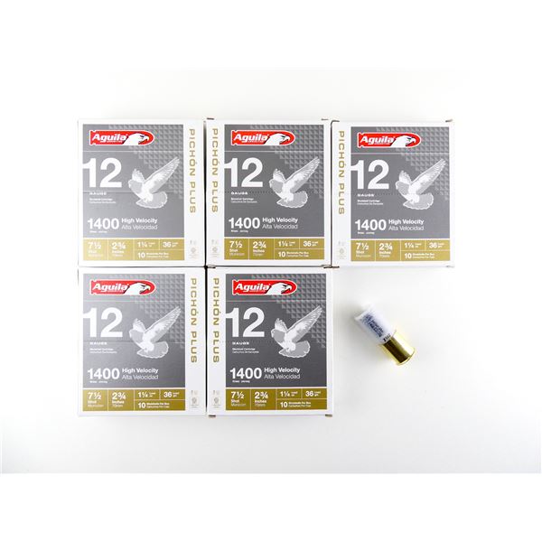 AGUILA 12 GAUGE 2 3/4" SHOT SHELL AMMO LOT
