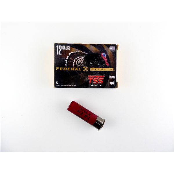 FEDERAL PREMIUM HEAVYWEIGHT TSS 12 GAUGE 3" SHOT SHELL AMMO LOT