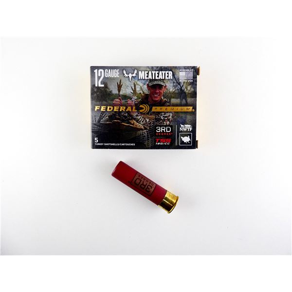 FEDERAL PREMIUM MEATEATER 12 GAUGE 3 1/2" TURKEY SHOT SHELL AMMO LOT