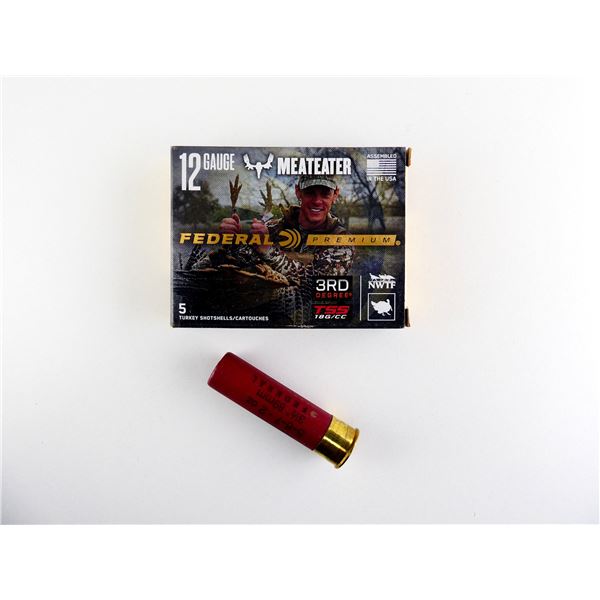 FEDERAL PREMIUM MEATEATER 12 GAUGE 3 1/2" TURKEY SHOT SHELL AMMO LOT