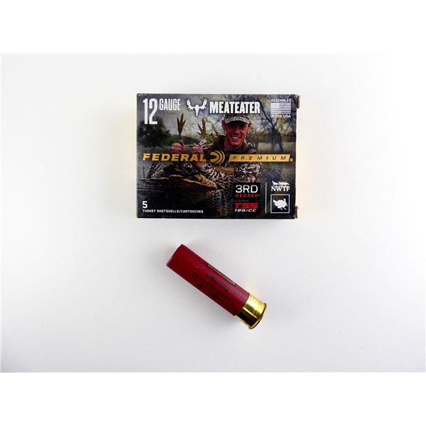 FEDERAL PREMIUM MEATEATER 12 GAUGE 3 1/2" TURKEY SHOT SHELL AMMO LOT