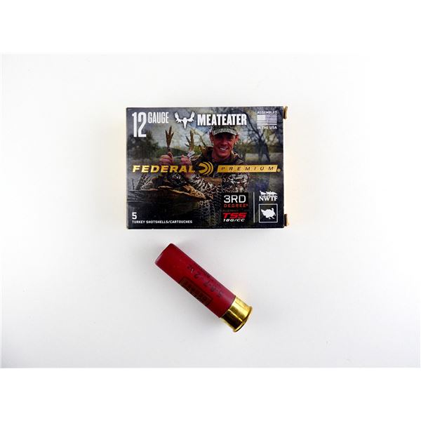 FEDERAL PREMIUM MEATEATER 12 GAUGE 3 1/2" TURKEY SHOT SHELL AMMO LOT