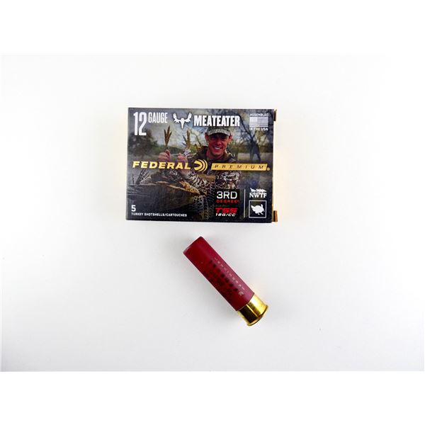 FEDERAL PREMIUM MEATEATER 12 GAUGE 3 1/2" TURKEY SHOT SHELL AMMO LOT
