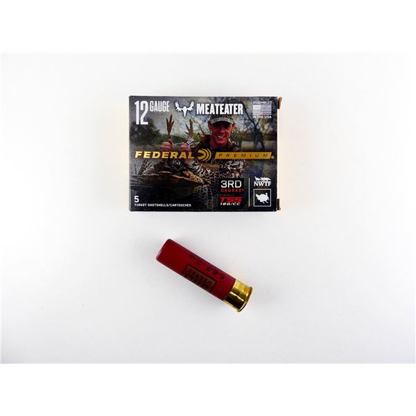 FEDERAL PREMIUM MEATEATER 12 GAUGE 3 1/2" TURKEY SHOT SHELL AMMO LOT